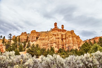 Incredibly beautiful landscape in Bryce Canyon National Park, Utah, USA.