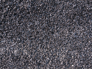 Close up asphalt road repair