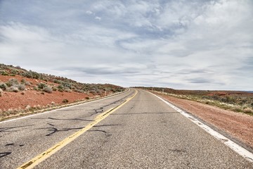 Incredibly beautiful landscape in National Park, Utah, USA