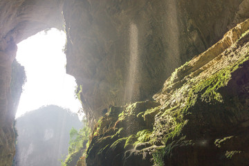 Chongqing China, Three Natural Bridges, Wulong ancient  natural bridge Scenic Area, Wulong National...
