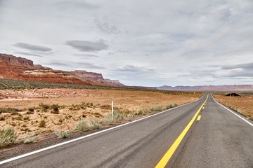 Fototapeta na wymiar Incredibly beautiful landscape in National Park, Utah, USA