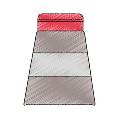 Hair cream icon. Hair salon supply utensil and barbershop theme. Isolated design. Vector illustration