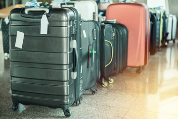 Luggage consisting of large suitcases rucksacks and travel bag