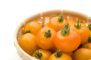 黄色いミニトマト