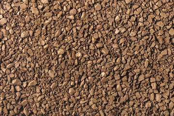 granulated coffee texture close-up