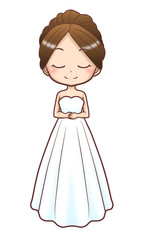 wedding dress-a line