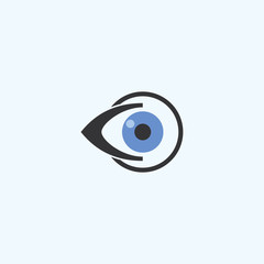 Eye stock logo design vector