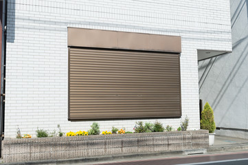 Obraz premium Street, Banner - Sign, Lighting Equipment, Billboard, Advertisement,Large blank billboard on a street wall, banners with room to add your own text