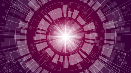 Abstract Technology Background