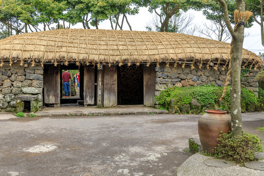 Folk Village in Jeju island, South Korea