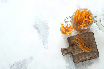 Candied orange peel