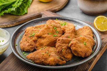 Breaded original schnitzel