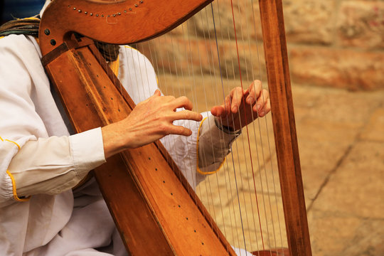 Musician playing on the street