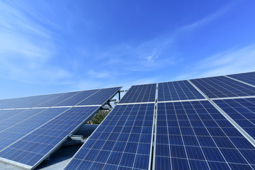 Obraz premium Solar power equipment
