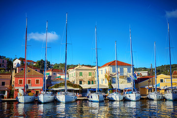 Paxoi island in Greece at summer