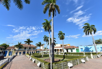 Main Square Plaza Mayor, Trinidad city, Sancti Spiritus Province, Cuba