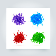 Vector abstract background with big splash and place for your text. Grunge Vector Illustration. Splatter template. Paint set for design use.