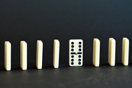 Dominoes in a row