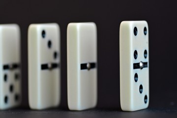 Dominoes in a row