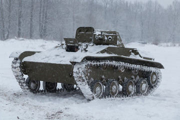 A tank of the second world war.