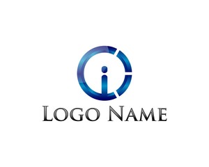 I initials, logo name