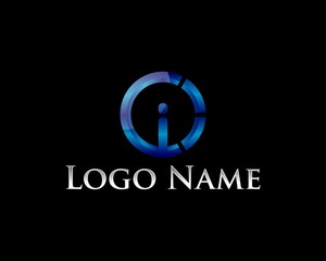 I initials, logo name