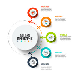 Business data visualization.