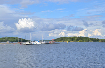 View of Saimaa lake.