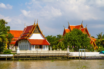 Naklejka premium Buddhsit Temples in Bangkok Thailand