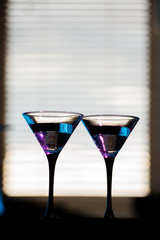 colourful cocktail with splashes