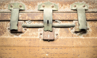 Old Rust Iron box