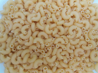 raw macaroni pasta