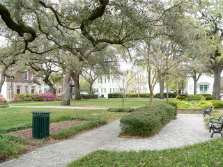 Parks in Savannah, Georgia, USA