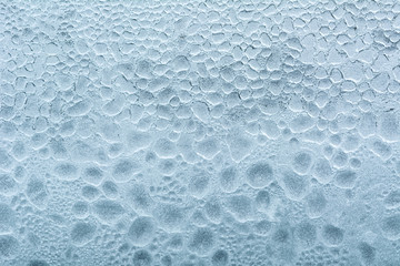 Water drops on glass