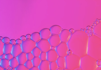 Background texture of soap bubbles