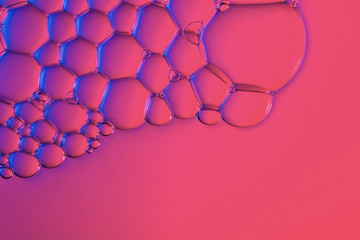 Background texture of soap bubbles