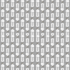 Cartoon lamps light bulb seamless pattern background design vector illustration electric icon object brainstorm symbol sign solution energy