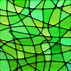 abstract vector stained-glass mosaic background