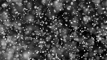 Beautiful monochrome bokeh blurred background defocused lights