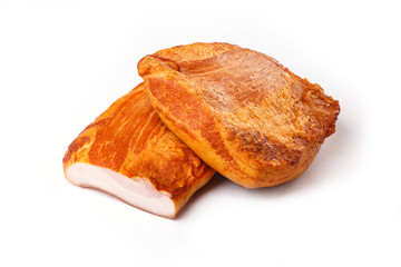 lard on a white background