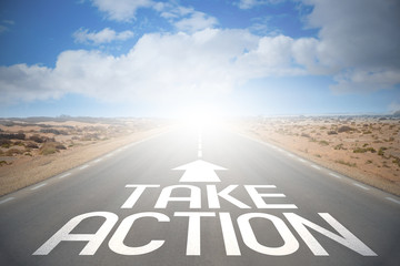 Road concept - take action