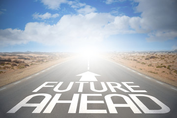 Road concept - future ahead