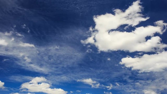 Timelapse rolling clouds 