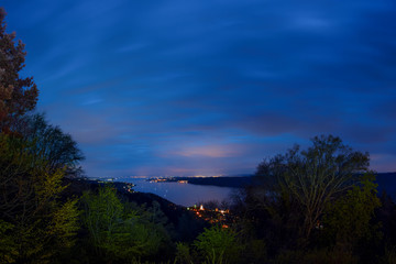 Obraz premium Landscape with the Lake Constance in Germany.