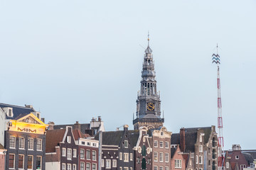 Obraz premium Oude Kerk (Old Church) in Amsterdam, Netherlands.