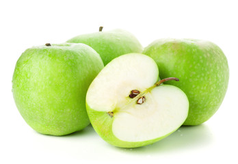 Three and half ripe apples