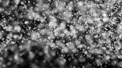 Beautiful monochrome bokeh blurred background defocused lights