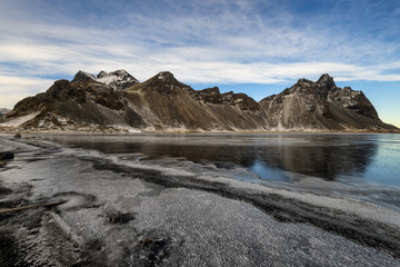 Landscape of Winter Iceland