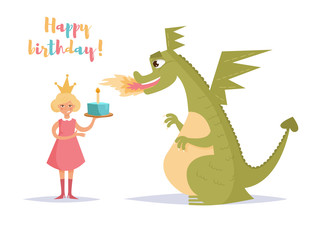 Happy birthday card for children
