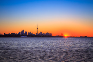 Sunrise at Sheldon Lookout Toronto, Ontario, Canada